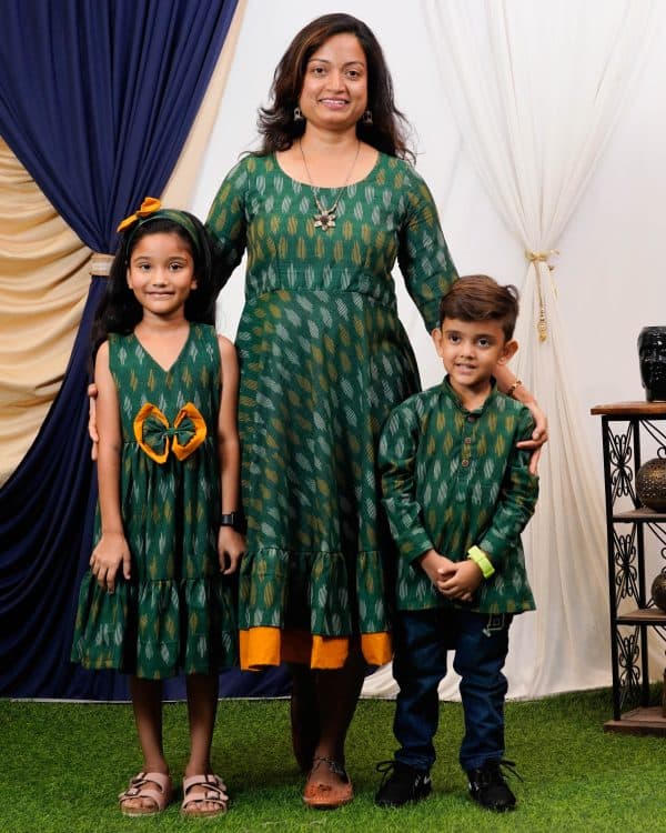 Mom Kids matching dress