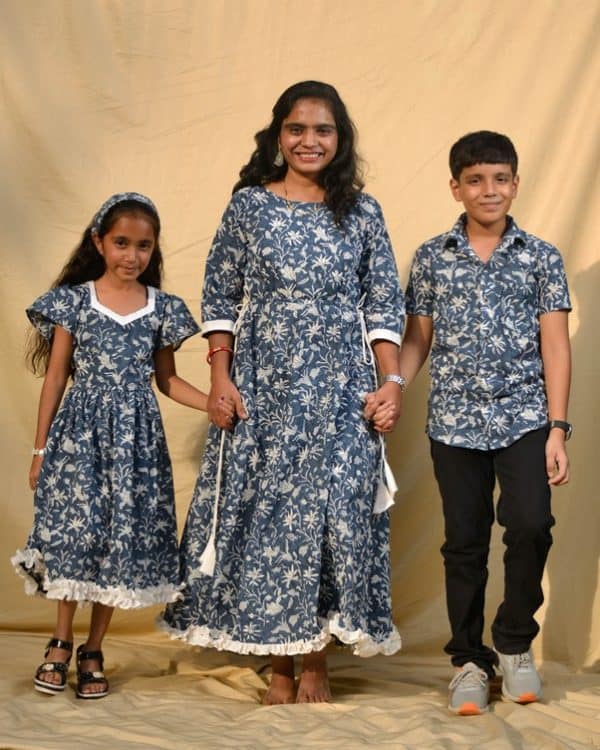 Mom Kids matching dress