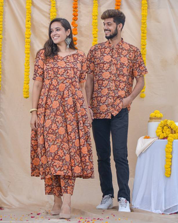 Family Twinning Dresses, Couple Matching outfits