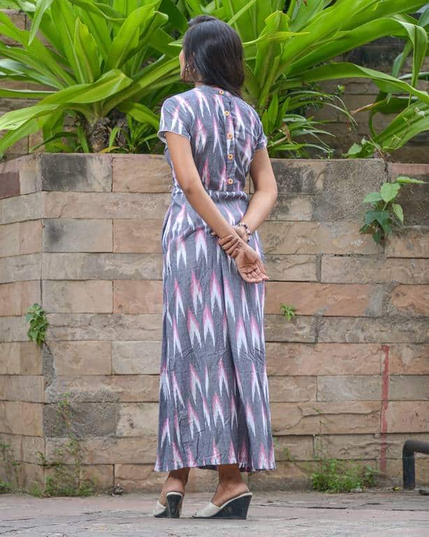 Grey Ikat Dress7