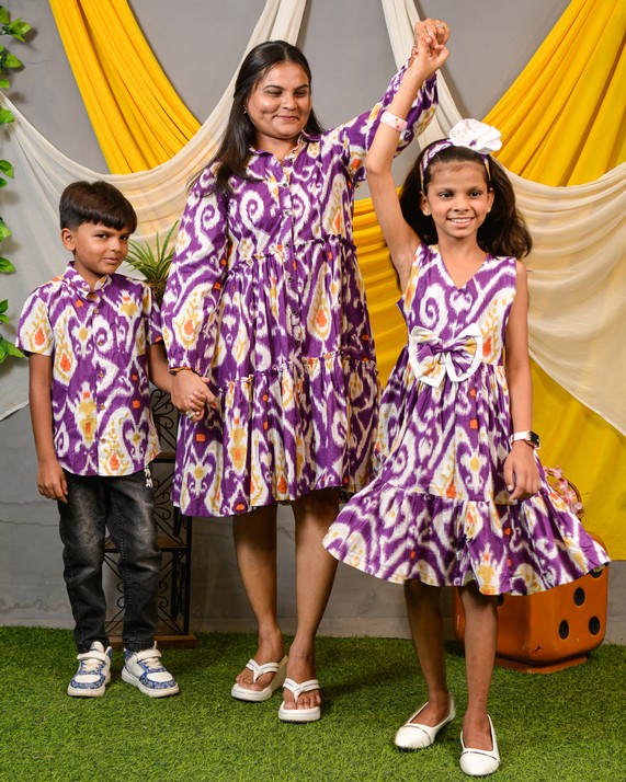 Mom Kids matching dress