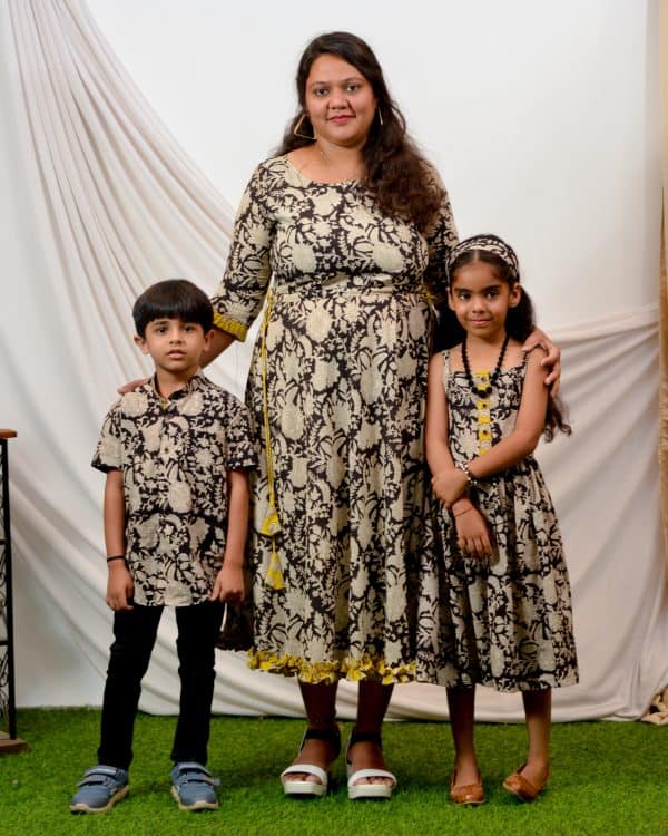 Mom Kids matching dress