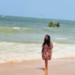 Rosy Vine Short Maternity Dress photo review