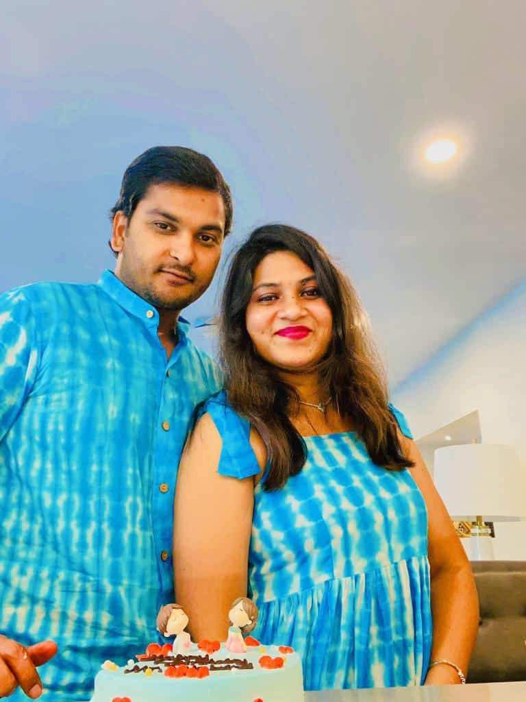 Blue Shibori Tie Up Couple photo review