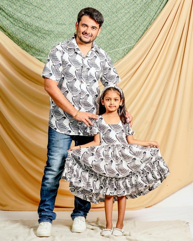 father daughter twinning outfits