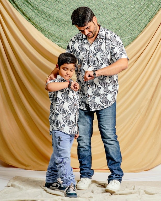 Father son twinning dress