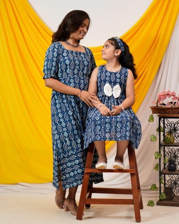 Mom Kids matching dress