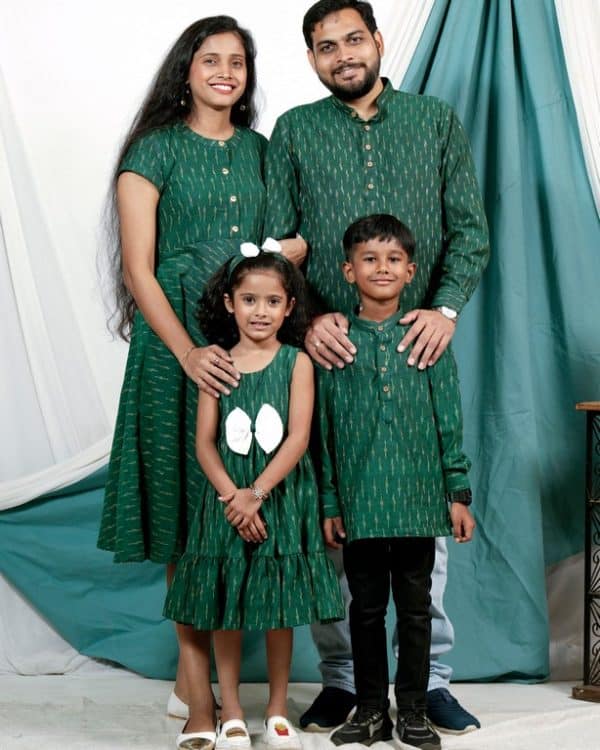 Family Matching Outfits Couple Twinning,