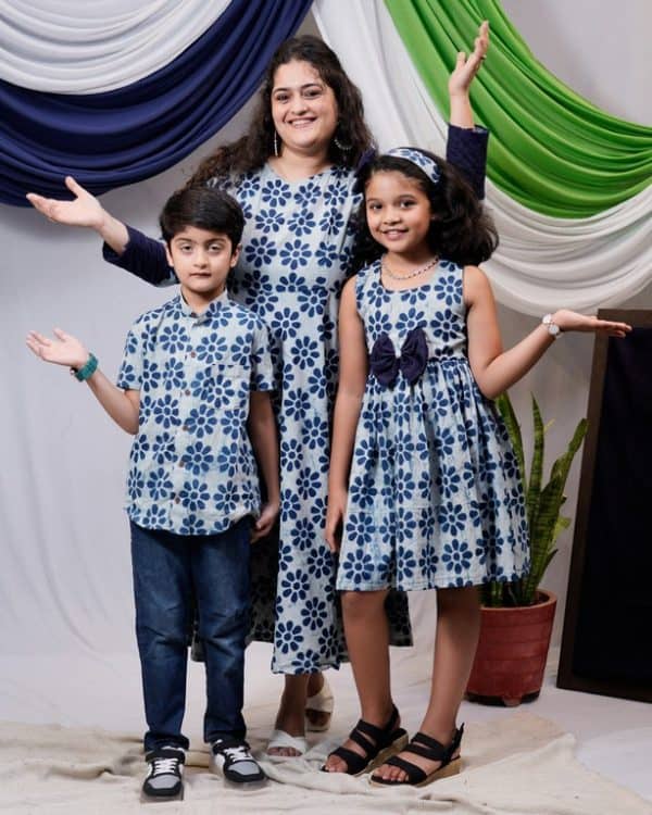 Mom Kids matching dress