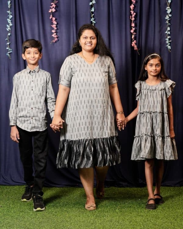 Mom Kids matching dress