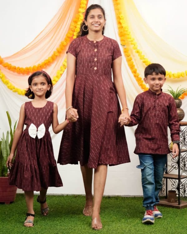 Mom Kids matching dress