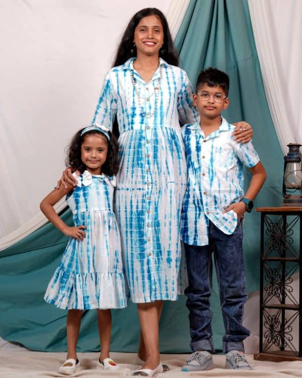 Mom Kids matching dress