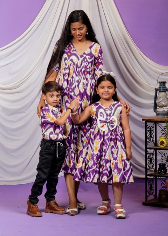 Mom Kids matching dress