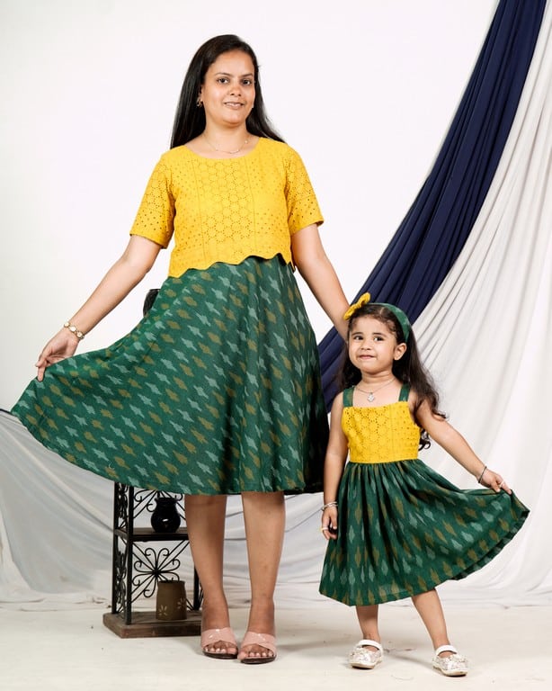 Mom Kids matching dress