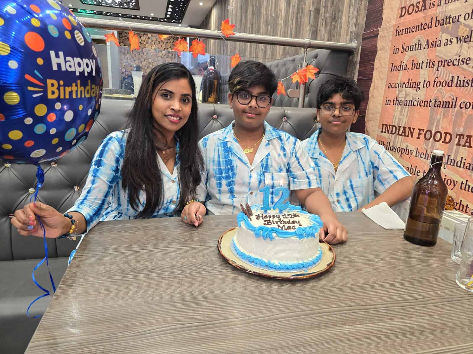 Blue Shibori Punch Family Set photo review