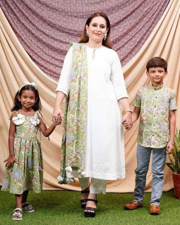 Mom Kids matching dress