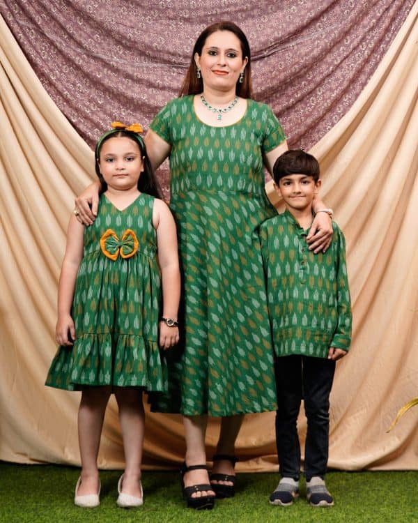 Mom Kids matching dress