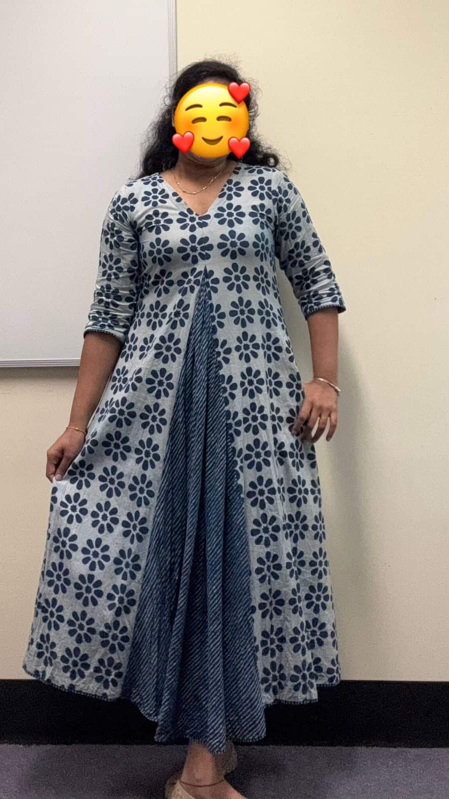 Click to view full screen Indie Floral Midi Dress photo review