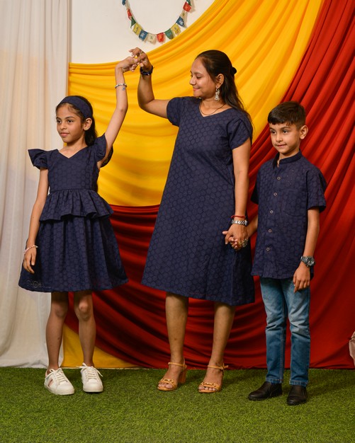 Mom Kids matching dress