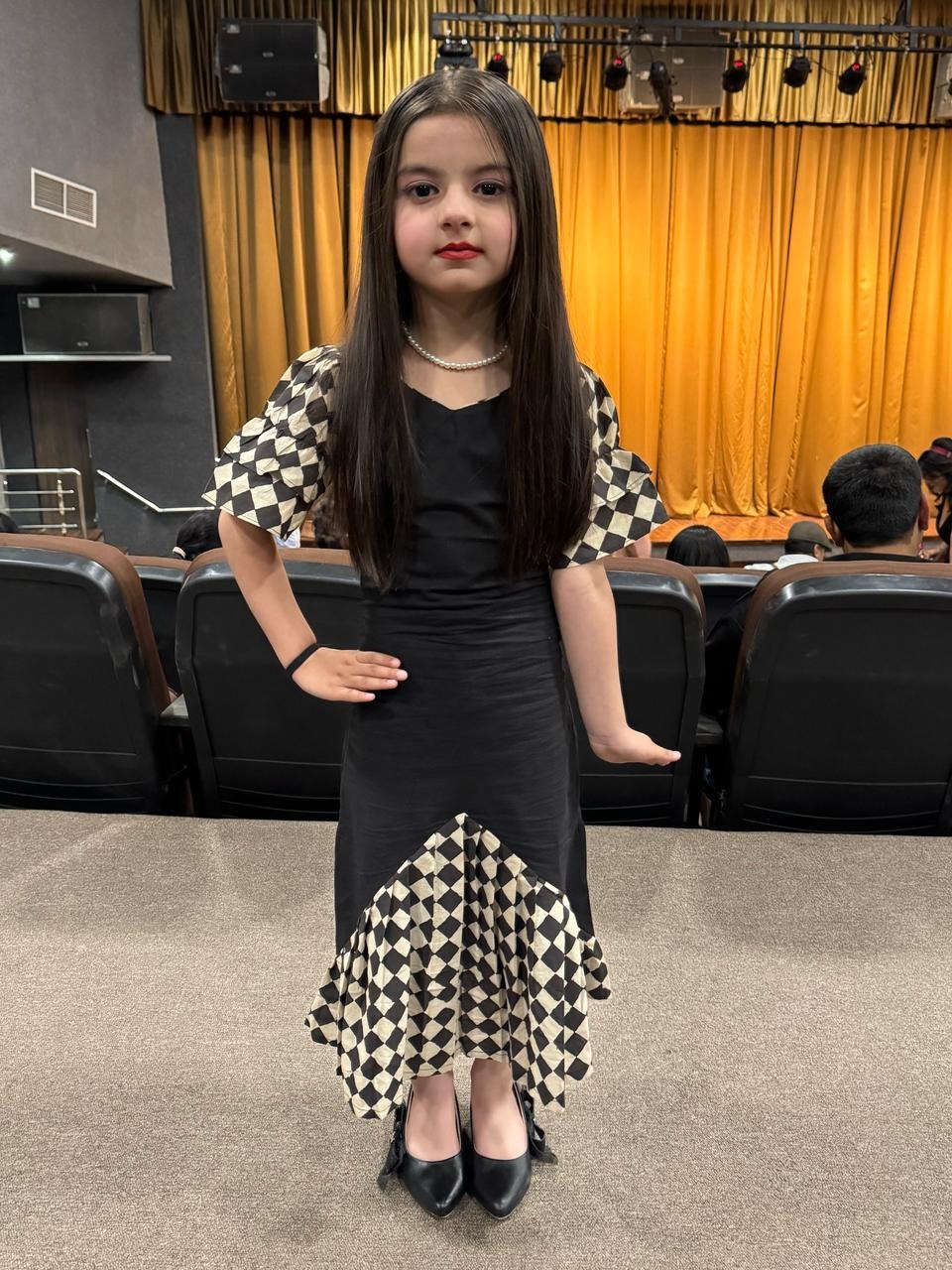 Click to view full screen Black Loma Retro Dress photo review